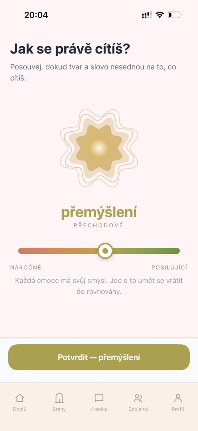 Emoční kompas — Jak se právě cítíš?